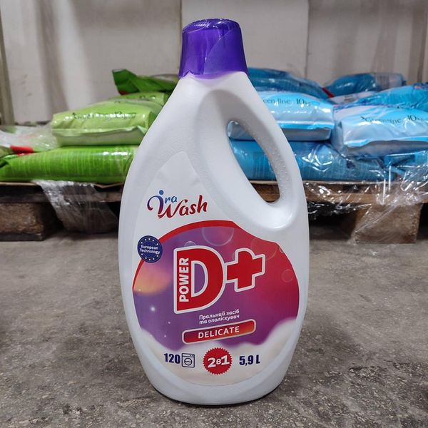 Гель для делікатного прання Ira Wash Delicate D+ з ополіскувачем 5,9 л 1550 фото