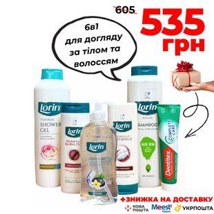 Набір &laquo;По догляду за тілом та волоссям Lorin&raquo; 9871 фото
