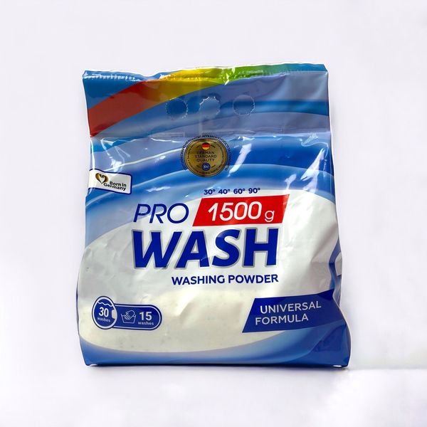 Порошок для стирки универсальный Pro Wash 1,5 кг 1704 фото