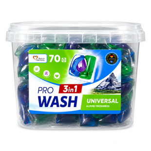 Pro Wash 3в1 70 штук з альпійською свіжістю 2615 фото