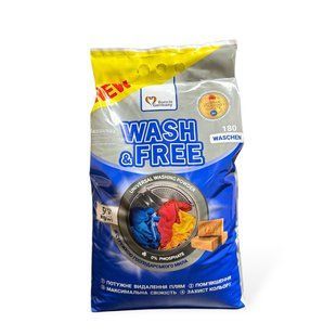 Порошок для прання WASH&FREE універсальний 9 кг 2613 фото