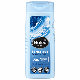Чоловічий гель для душу Balea Men Sensitive 3в1 300 мл 2655 фото