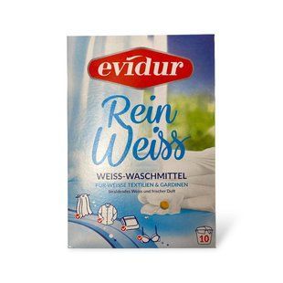 Відбілюючий порошок для прання тюлі та гардин Evidur Rein Weiss 600 г 2026 фото