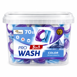 Pro Wash 3в1 70 штук з гірською свіжістю 3751 фото