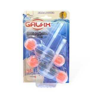 Засіб для чищення туалету Galax das PowerClean Океанська свіжість  55 г * 2 шт. 2881 фото