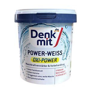 Засіб для видалення плям Denk Mit Oxi Power для білих речей 750 г 1996 фото