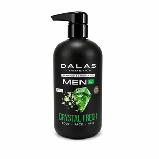 Шампунь Dalas MEN CRYSTAL FRESH 3в1 550 мл 4097 фото