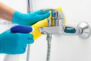 Догляд за сантехнікою та водопроводом за допомогою спеціальних засобів фото