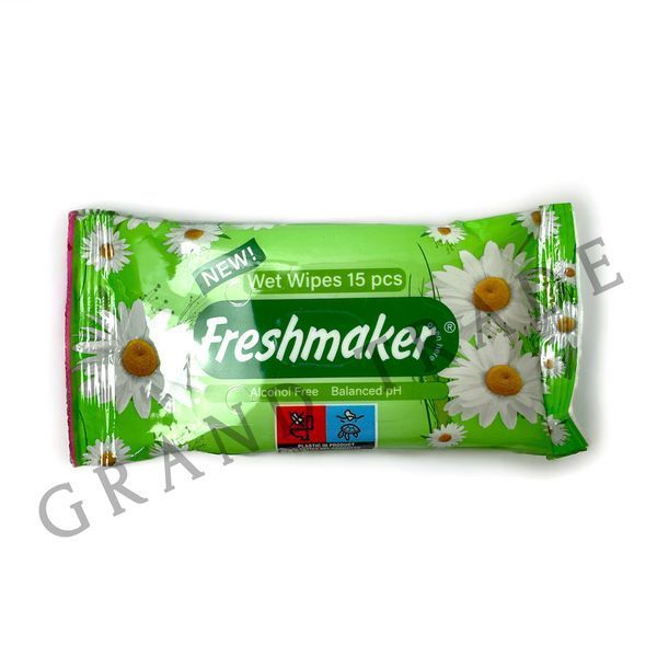 Влажные салфетки "Freshmaker" FLOWER 15 шт 1850 фото
