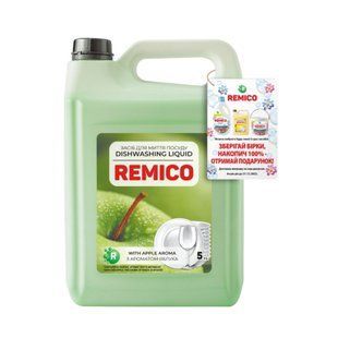 Засіб для миття посуду REMICO 5 л, яблуко 3366 фото