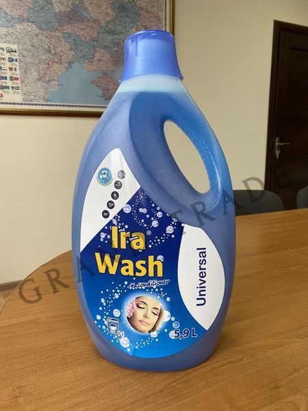 Гель для прання Ira Wash універсальний для всіх видів тканини 5,9 л 1020 фото