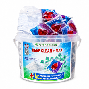 Капсули Grand Trade MAXI (35 шт) + Порошок Deep Clean (1 кг) 2226 фото