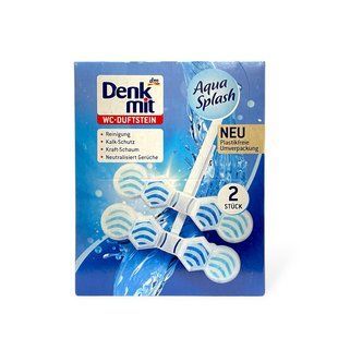 Тверді блоки для унітазу DM Aqva Splash 2 шт 2408 фото