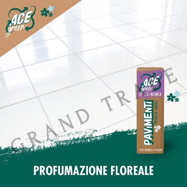 Эко-заправка для очистки полов ACE green Pavimenti Eco-ricarica 24 г (на 1,2 л воды) 1742 фото